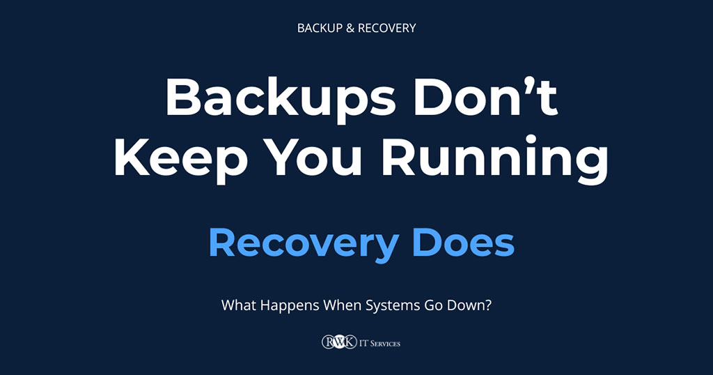 Backups Are Not Recovery