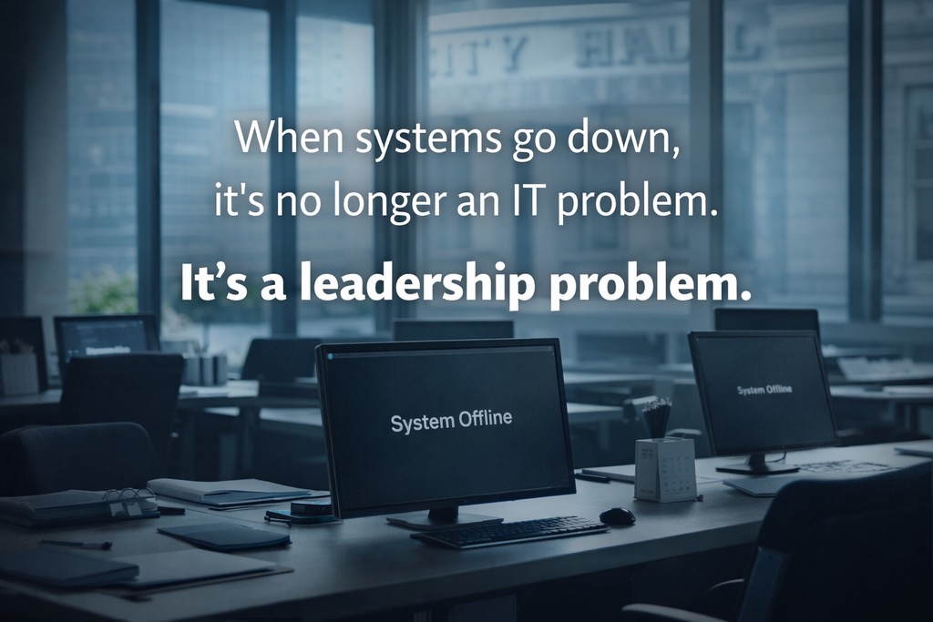 Systems down – it’s a leadership issue