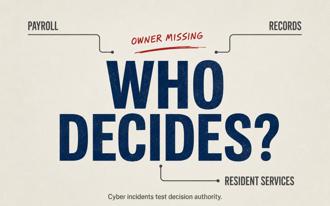 Municipal Cyber Incident Roles and Decision Authority